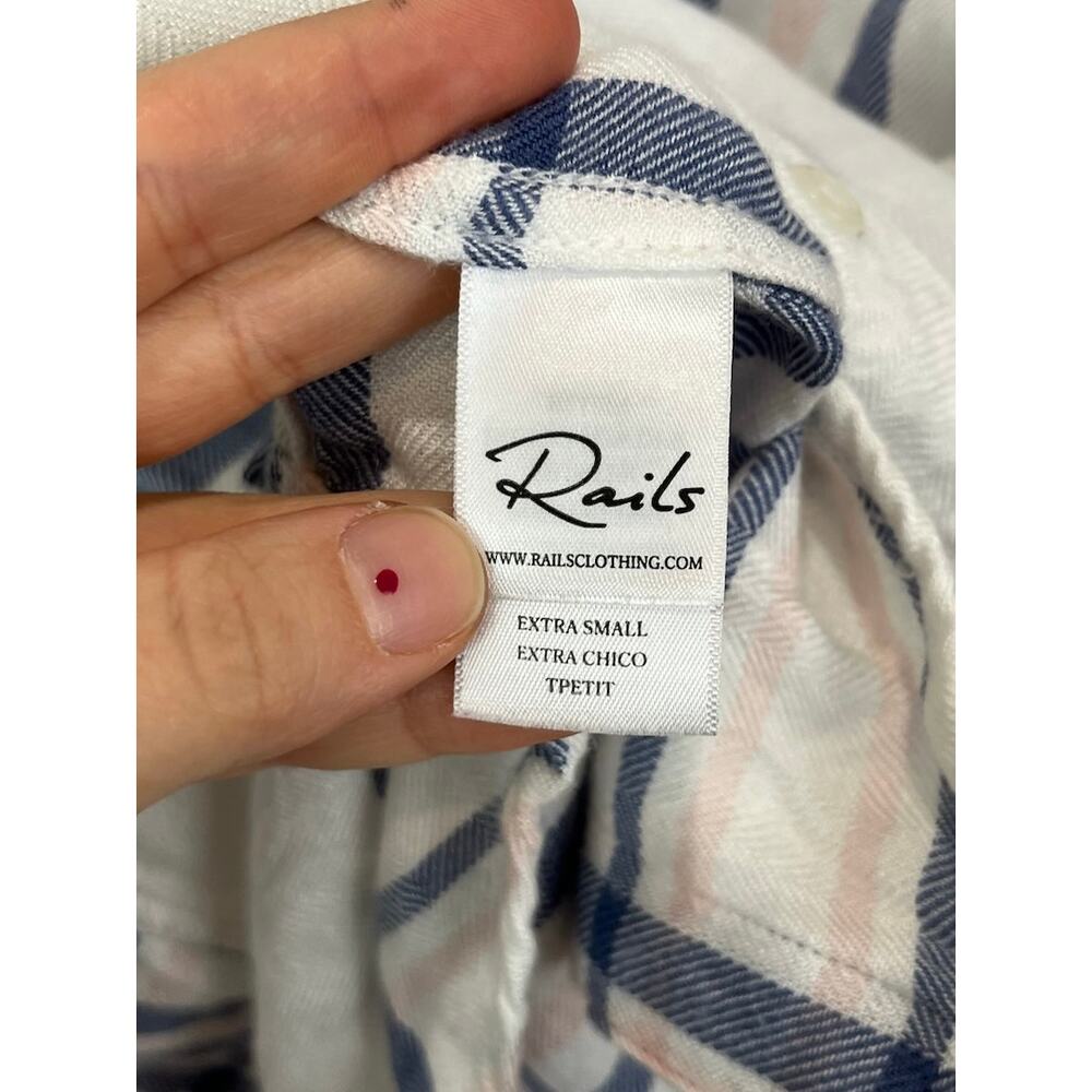 Rails Size Xs Hunter Long-Sleeve Button Up Shirt … - image 6